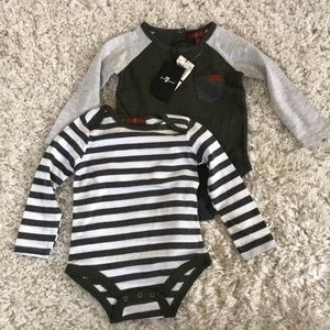2 Pack Long Sleeve Onesie